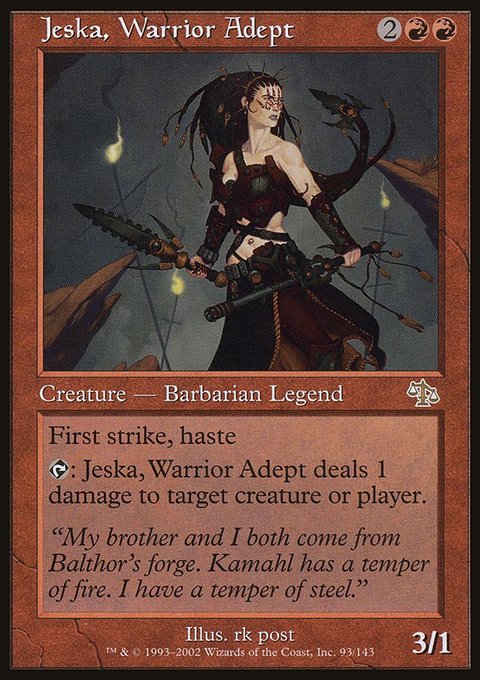 Jeska, Warrior Adept